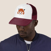 RED PANDA FACE TRUCKER PET (In situ)