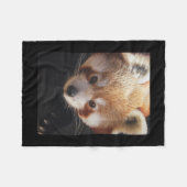 RED PANDA FLEECE DEKEN (Voorkant (Horizontaal))