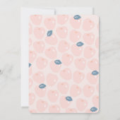 Red Panda Flower Crown verjaardagsfeestje uitnodig Kaart (Achterkant)