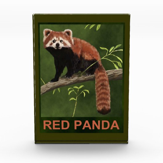 Red Panda Fotoblokken (Voorkant)