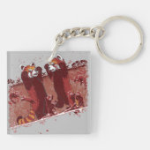 Red Panda Fury Sleutelhanger (Achterkant)