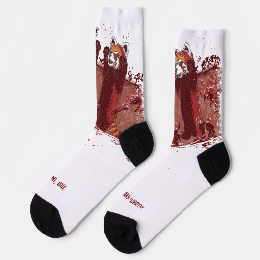 Red Panda Fury Sokken (Links)