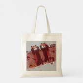 Red Panda Fury Tote Bag (Achterkant)