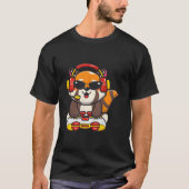 Red Panda Gamer Red Pandas Animal T-shirt (Voorkant)