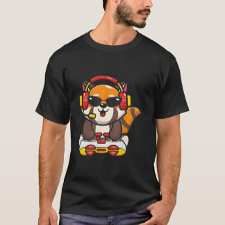 Red Panda Gamer Red Pandas Animal T-shirt
