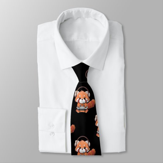 Red Panda Gamer Stropdas (Gebonden)