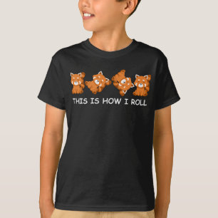 Red Panda Gift Kind dit is hoe ik Roll T-shirt