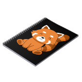 Red Panda Gift Kinder vrouwen Kawaii Red Panda Notitieboek (Linkerzijde)