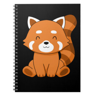 Red Panda Gift Kinder vrouwen Kawaii Red Panda Notitieboek
