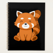 Red Panda Gift Kinder vrouwen Kawaii Red Panda Planner (Voorkant)