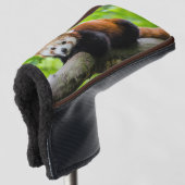 Red Panda Golf Head Hoesje Golfheadcover (3/4 voorkant)