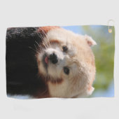 Red Panda Golfhanddoek (Horizontaal)