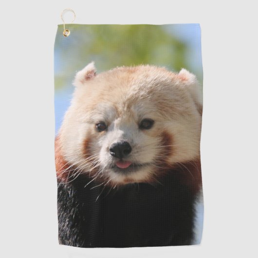 Red Panda Golfhanddoek (Voorkant)