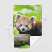 Red Panda Golfhanddoek (Insitu)