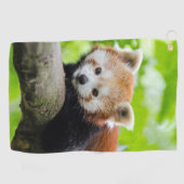 Red Panda Golfhanddoek (Horizontaal)