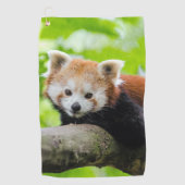 Red Panda Golfhanddoek (Voorkant)