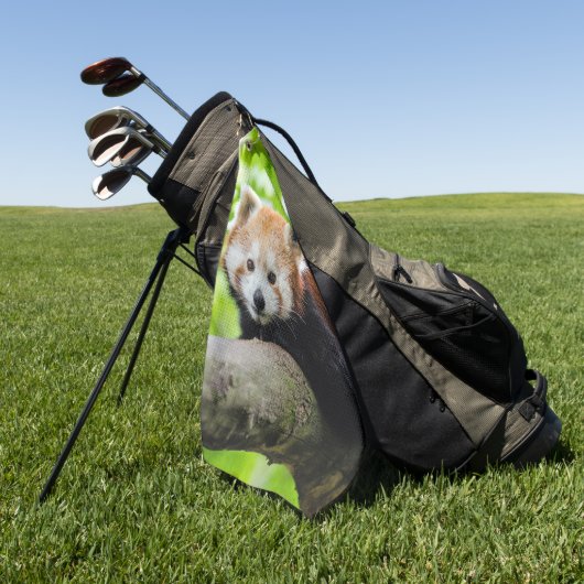 Red Panda Golfhanddoek (Groen)