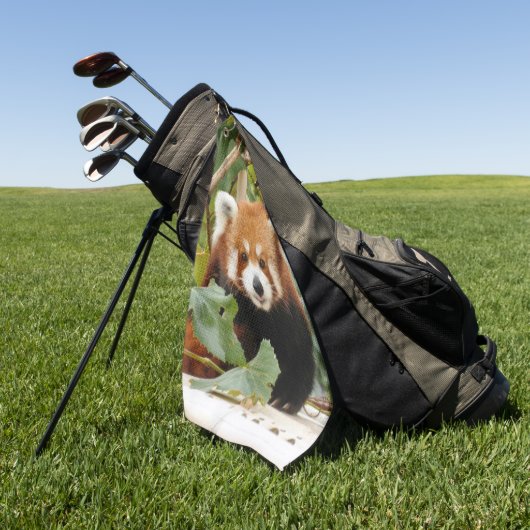 Red Panda Golfhanddoek (Groen)