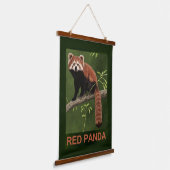 Red Panda Hangend Wandkleed (Gebogen)