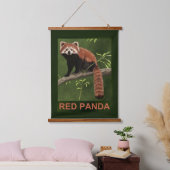 Red Panda Hangend Wandkleed (Slaapkamer)