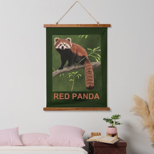 Red Panda Hangend Wandkleed (Slaapkamer)