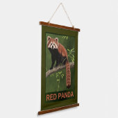Red Panda Hangend Wandkleed (Gebogen)