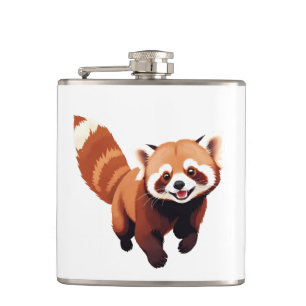 Red Panda Happy Speelse Plezier Springen in de Luc Heupfles