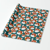 Red Panda Haven - Kerstmis Cadeaupapier (Uitgerold)