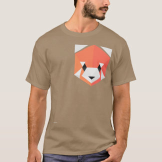 Red Panda Honeycomb T-shirt