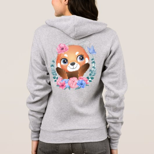 Red Panda Hoodie (Achterkant)