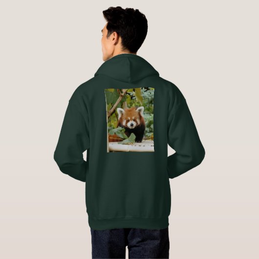Red Panda Hoodie (Achterkant volledig)