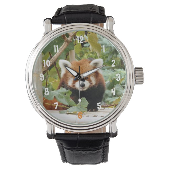 Red Panda Horloge (Voorkant)