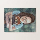 Red Panda Hug Legpuzzel (Horizontaal)
