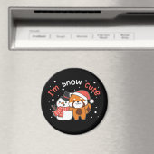 Red Panda ik ben Sneeuwpop Sneeuwpop Pun Magnet (Insitu (Vaatwasser))