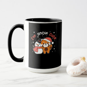 Red Panda ik ben Sneeuwverkuffer Sneeuwpop Pun Mok