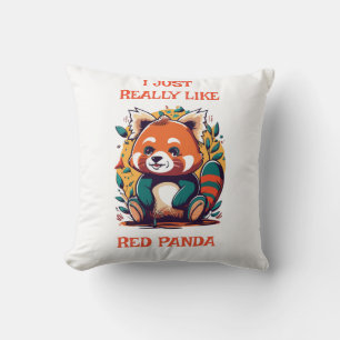 Red Panda, ik hou echt van Red Panda Kussen