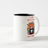 Red Panda, ik hou echt van Red Panda Tweekleurige Koffiemok (Voorkant rechts)