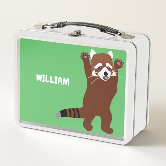 Red Panda Illustration Custom Personalized (Voorkant)