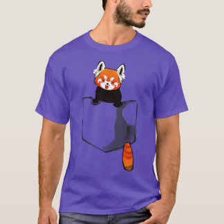 Red Panda in een zak T-shirt