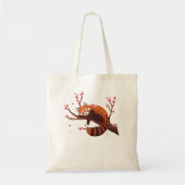  Red Panda Japanse Cherry Blossom Flower Tote Bag (Voorkant)