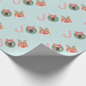 Red Panda JOY Photo Wrapping Paper Cadeaupapier (Hoek)