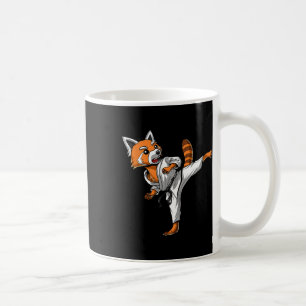 Red Panda Karate Ninja Martial Arts Kickboxing Tae Koffiemok