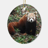Red Panda Keramisch Ornament (Links)