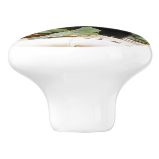 Red Panda Keramische Knop (Zijkant)