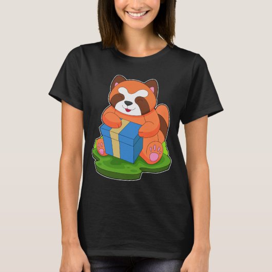 Red Panda kerstpakket T-shirt (Voorkant)