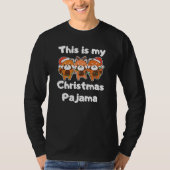 Red Panda kerstpyjama T-shirt (Voorkant)