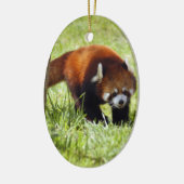 Red Panda kerstversiering Keramisch Ornament (Links)