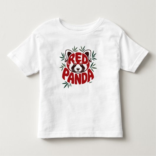 Red Panda Kinder Shirts (Voorkant)