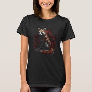 Red Panda Kunstwerk Zoo Dier Rood Panda 2 T-shirt