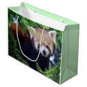 Red Panda Large Cadeautasje (Voorkant Gekanteld)